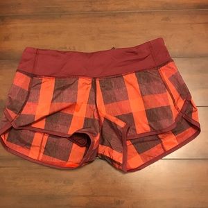 NEVER WORN Lululemon running shorts